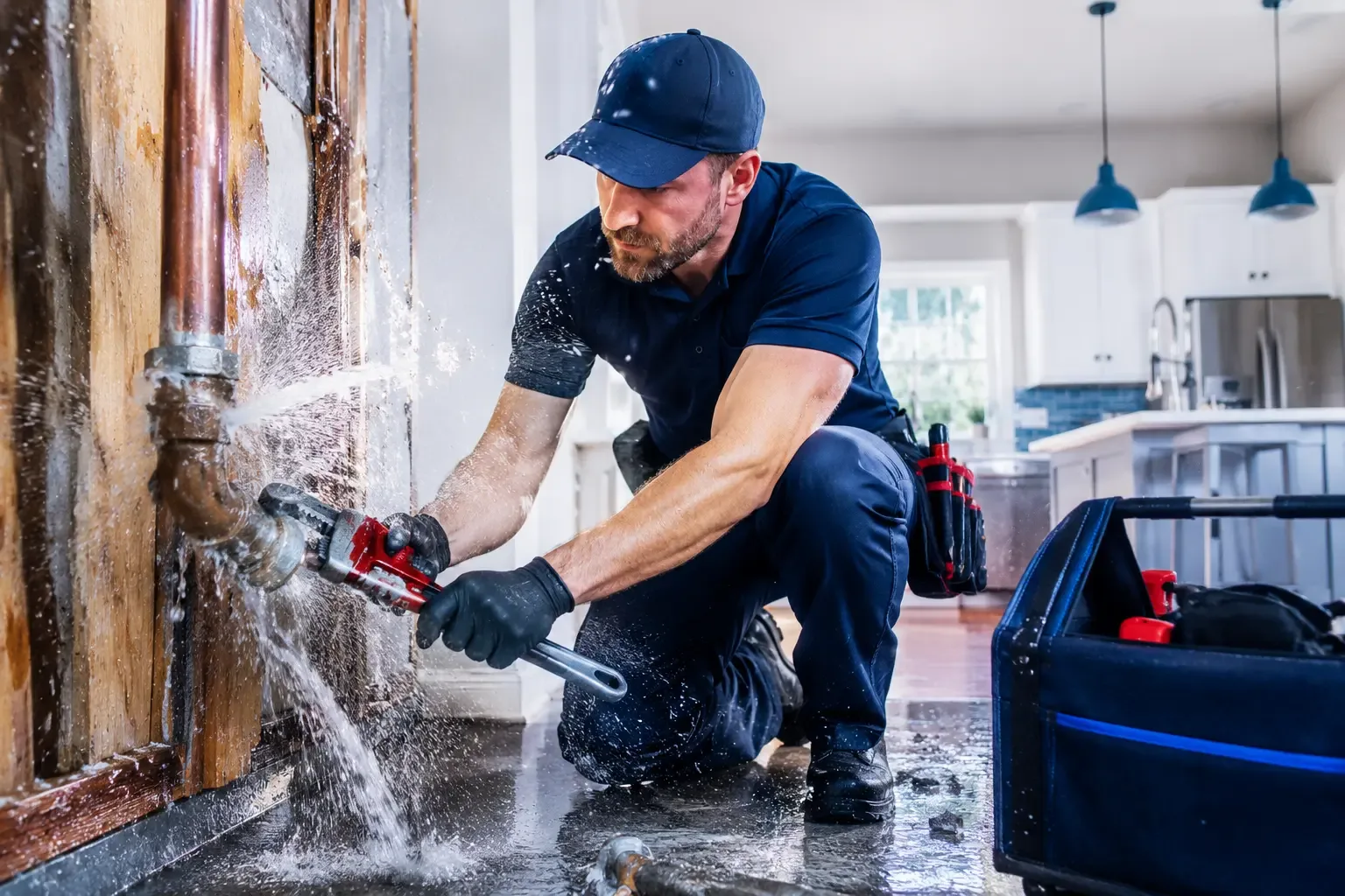 Local emergency pipe repair professionals in New Vienna, OH